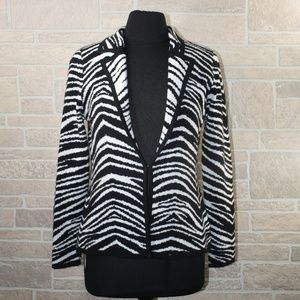 John Paul Richard Black/White Cardigan Size L